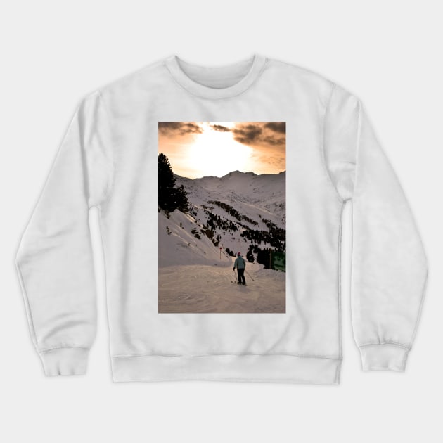 Obergurgl Hochgurgl Tirol Austrian Alps Austria Crewneck Sweatshirt by Andy Evans Photos